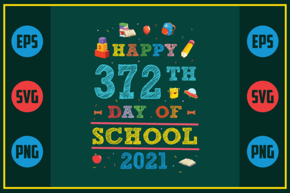 Celebrating 372 Days of School with Embroidery