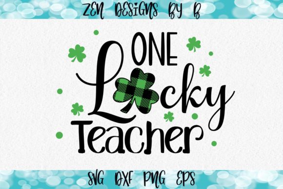 Lucky Teacher Graphic: A Charming Addition to Your Embroidery Projects