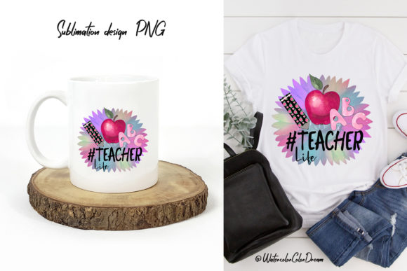 Teacher Life Sublimation Design PNG: A Versatile Graphic