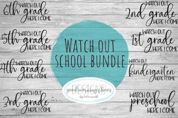Watch Out School Bundle: A Fun Start to the Academic Year